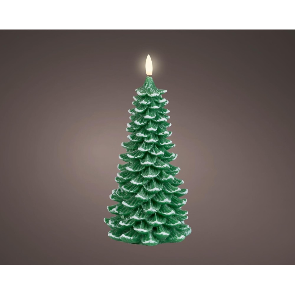 ALBERO LED VERDE CERA H.22.5